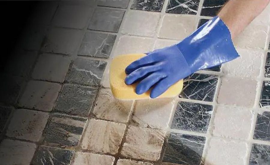 How to clean stone shower floor 3